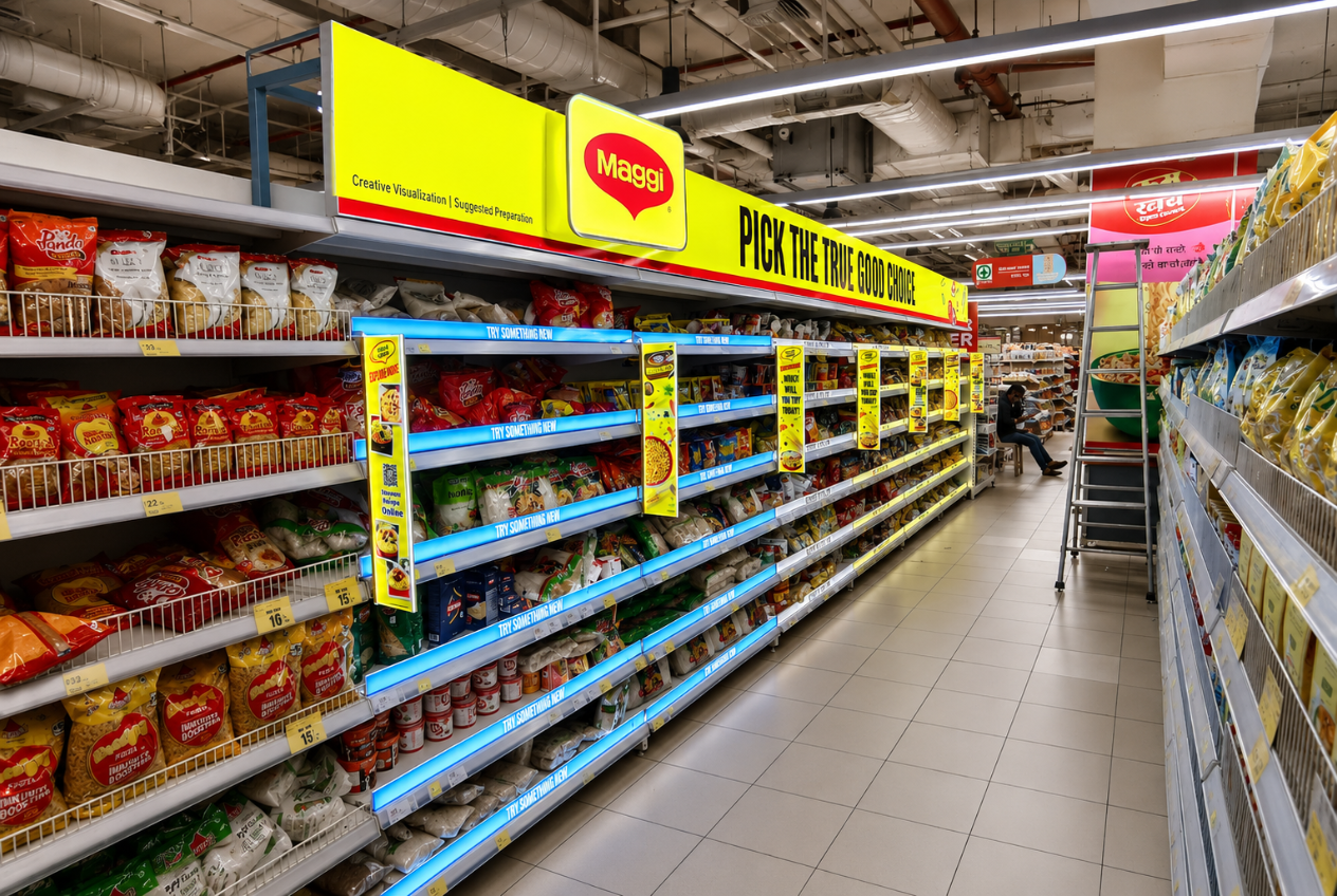 Retail Branding of maggi