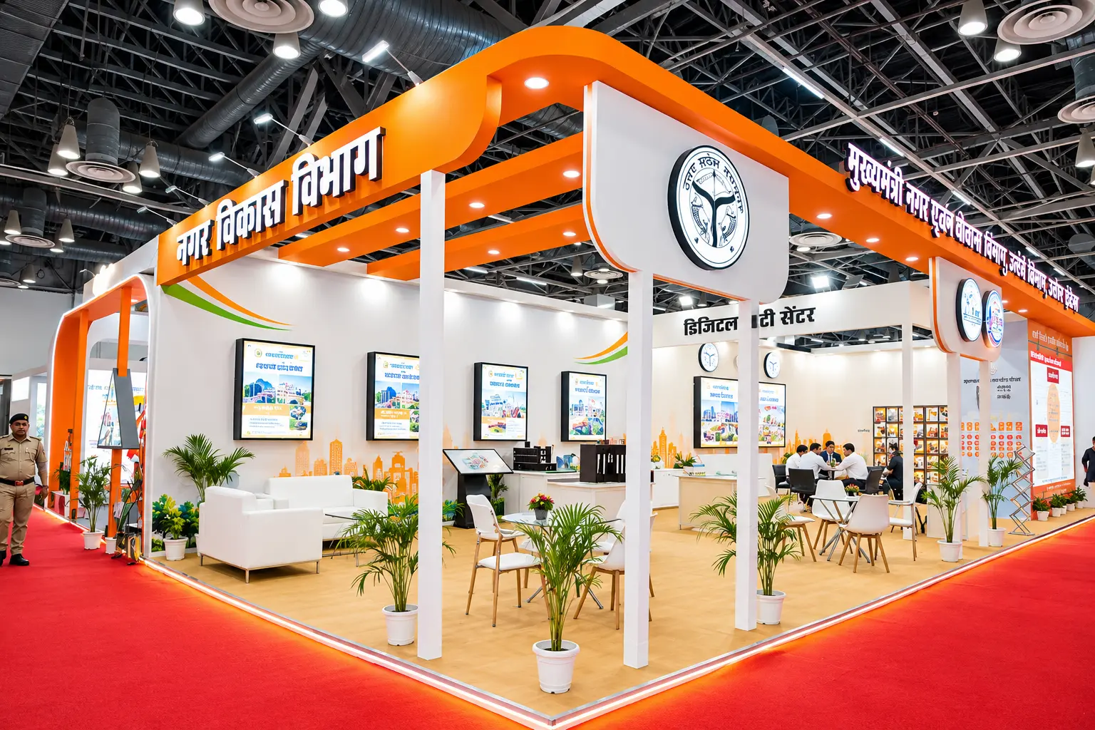 uttar pradesh urban development expo stand